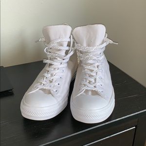 Men’s Converse White High Tops